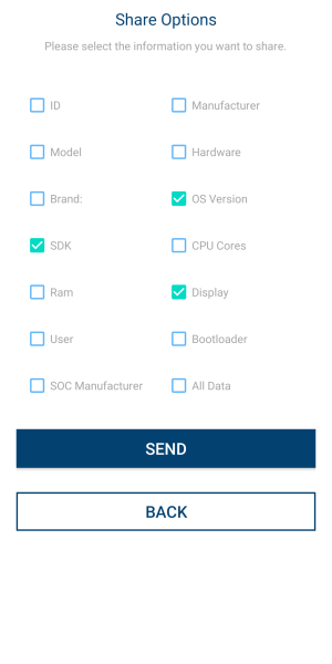 Android SDK Info